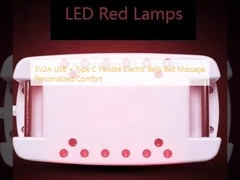 5V2A USB + C형 유연 전기 허리 벨트 마사지 개인 편의