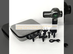 전문적인 강력한 마사지 총 99 속도 및 8 마사지 머리와 LCD 터치 패시아 총