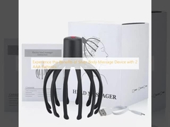2개의 AAA 배터리를 탑재한 은형 신체 마사지 장치의 장점을 경험하세요
