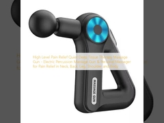 높은 수준의 통증 완화 조용한 깊은 조직 치료 마사지 총 - 목, 등, 다리, 어깨 및 몸의 통증 완화를 위해 전기 타격 마사지 총 및 개인 마사저