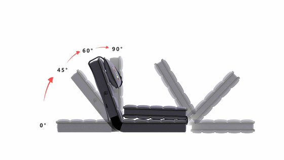 품질  Remote Control Foldable Massage Mattress 10.6lbs Massage Bed Portable 공장