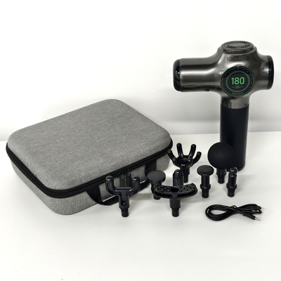 품질  Professional Powerful Massage Gun with 99-Speed and 8 Massage Heads LCD Touch Fascia Gun 공장