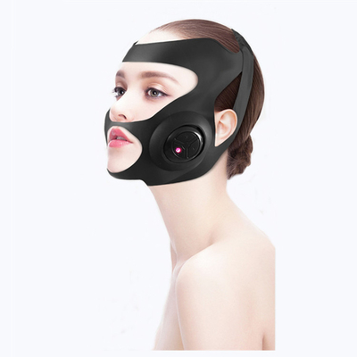 검은색 3 모드 얼굴 살림 스트랩 실리콘 V 얼굴 리프팅 장치