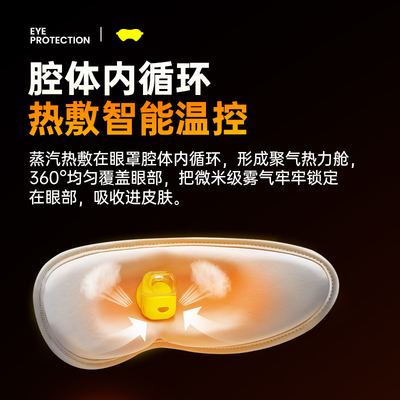 다시 충전 가능한 1200mAh ABS 가열 눈 마사저 편두통