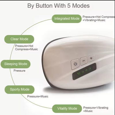 1200mAh 배터리 용량 3 마사지 모드와 진동 기능을 갖춘 눈 마사저
