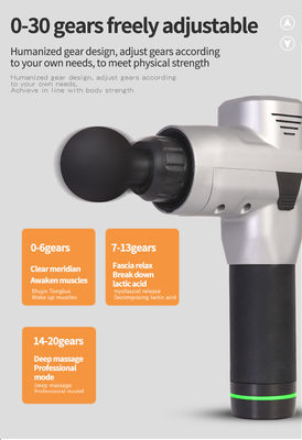 5 속도 마사지 총 무선 휴대 마사지 총 60DB 낮은 소음